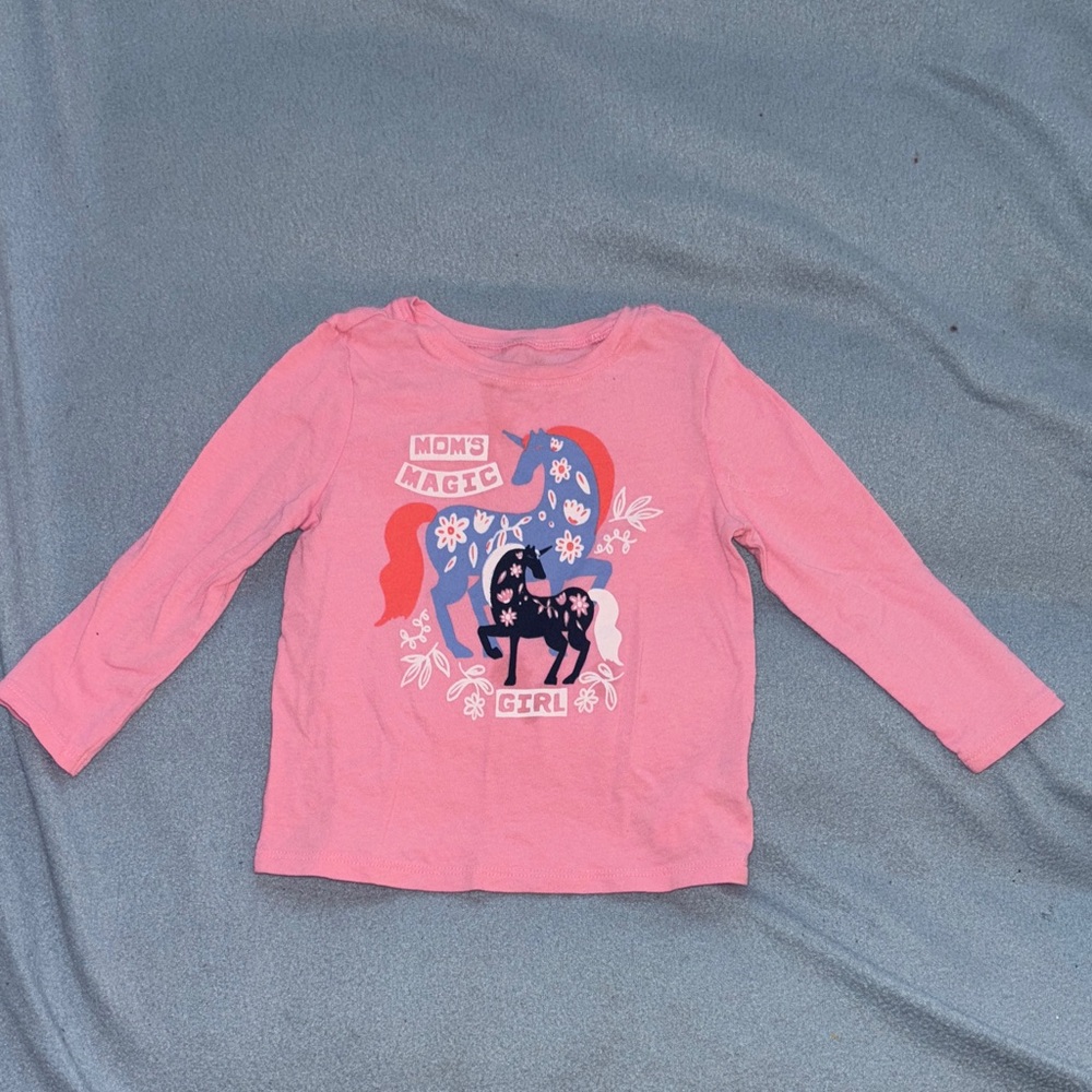 Pink Unicorn Kids Shirt